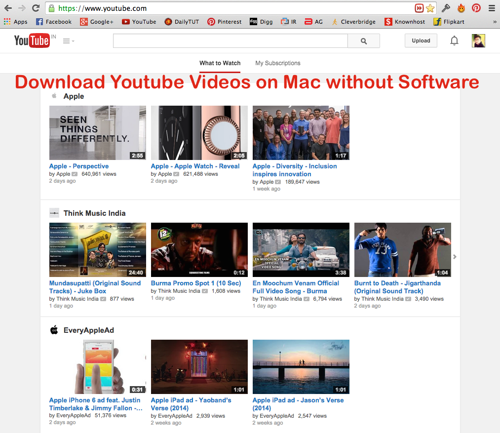 how to download youtube videos mac