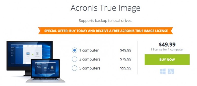 acronis true image discount coupon